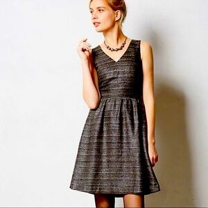 Anthropologie Moulinette Soeurs Tweed Dress Size 6